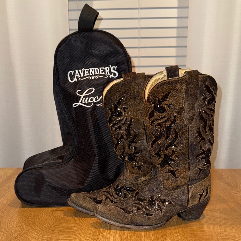 Corral Sequin Cowboy Boots